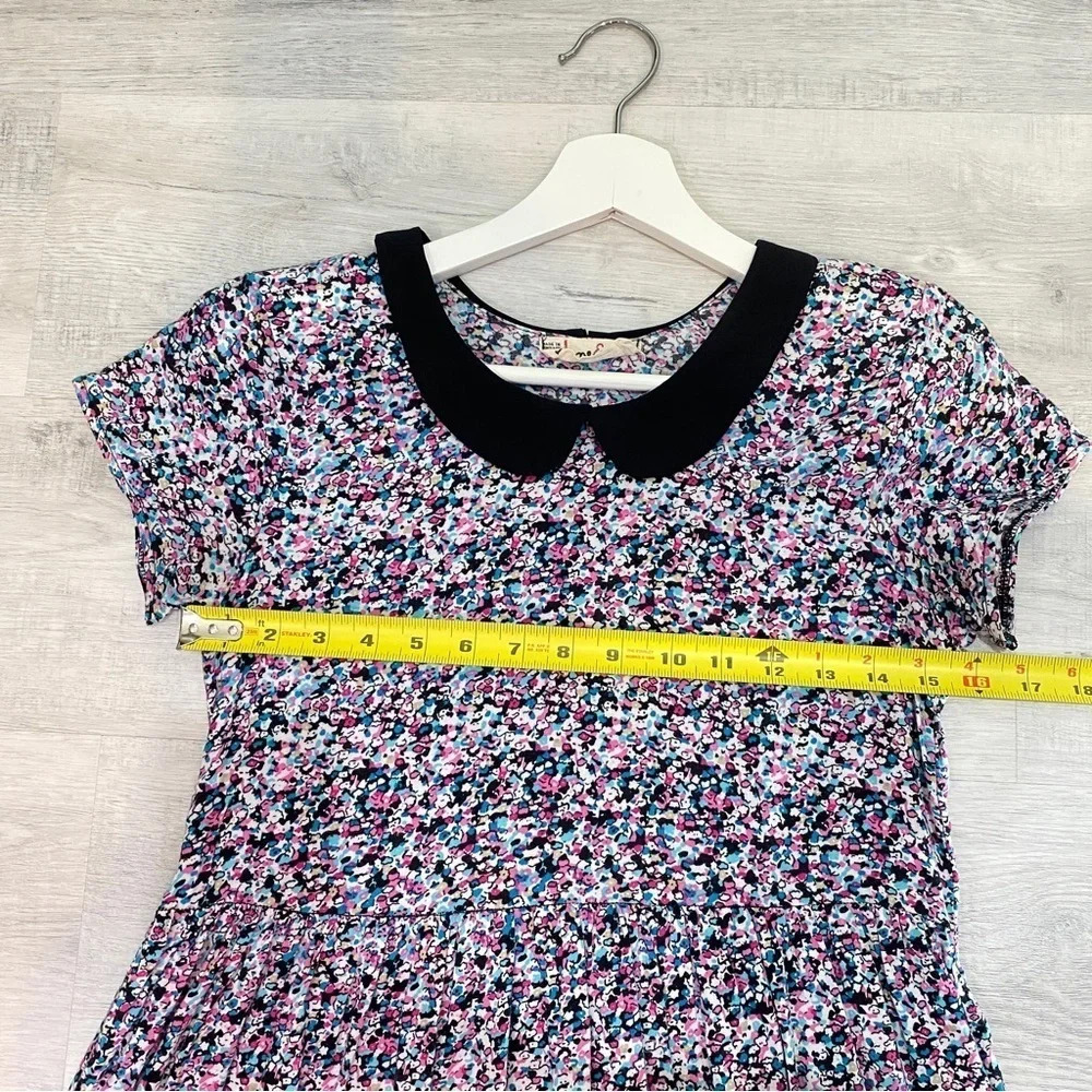 Urban Outfitters One & Only Babydoll Floral Dress Peter Pan Collar S - Picture 13 of 16
